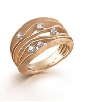 Anello Annamaria Cammilli Donna Dune in Oro giallo Diamante 0.28 Ct GAN0914J-0,28-15 - GAN0914J-0,28-14